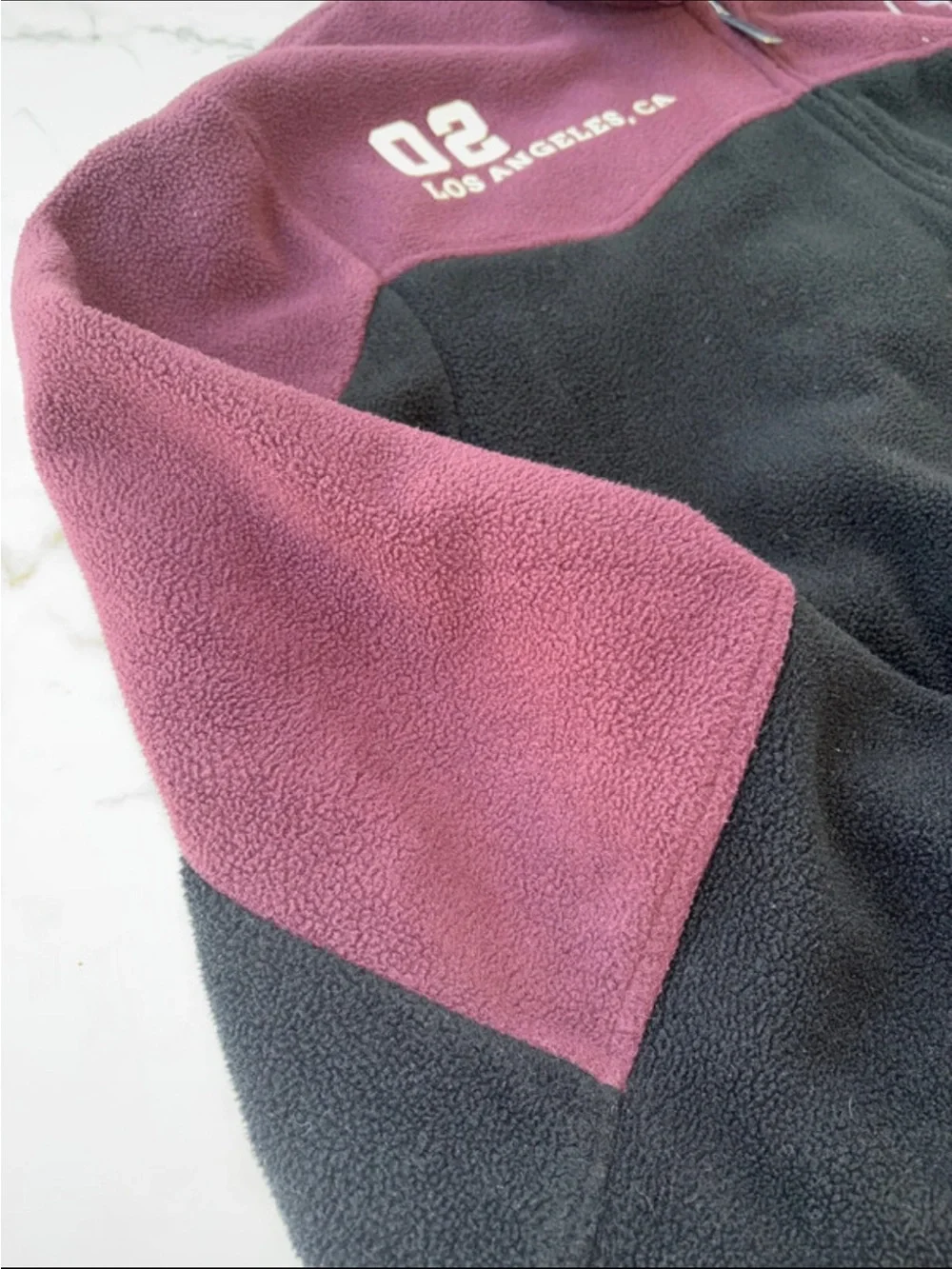 True Religion Color Block Fleece Full Zip Jacket Men’s Large